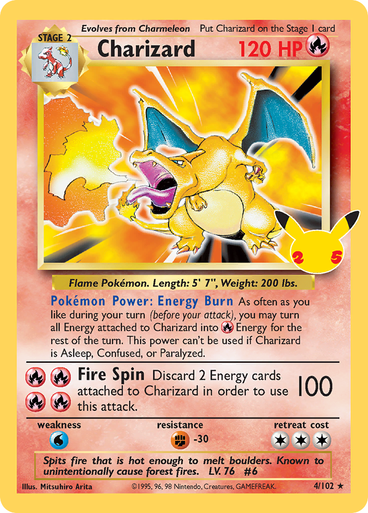 Charizard Pokémon card